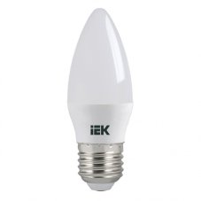 Лампа светодиод. LED 5вт Е27 тепло-белый мат.свеча ЕСО